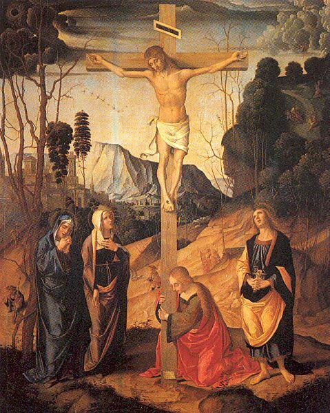 Palmezzano, Marco The Crucifixion Sweden oil painting art